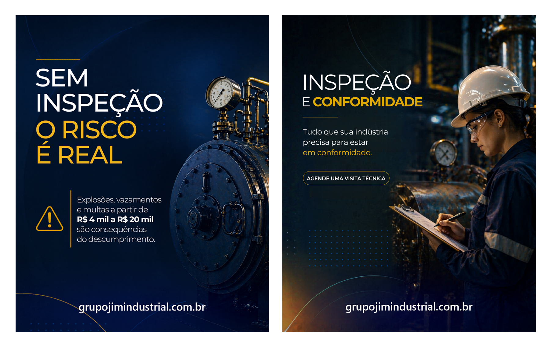 Redes sociais Grupo JIM Industrial