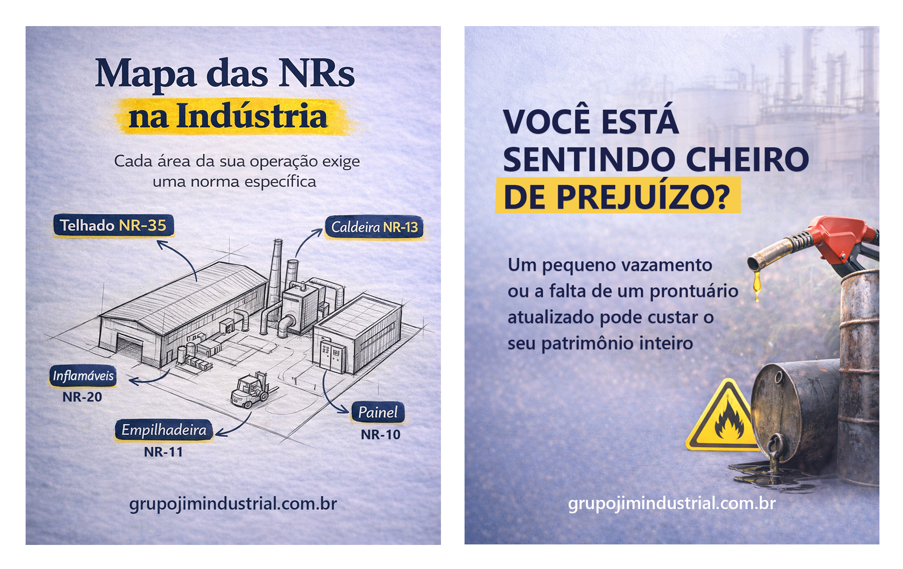 Redes sociais Grupo JIM Industrial